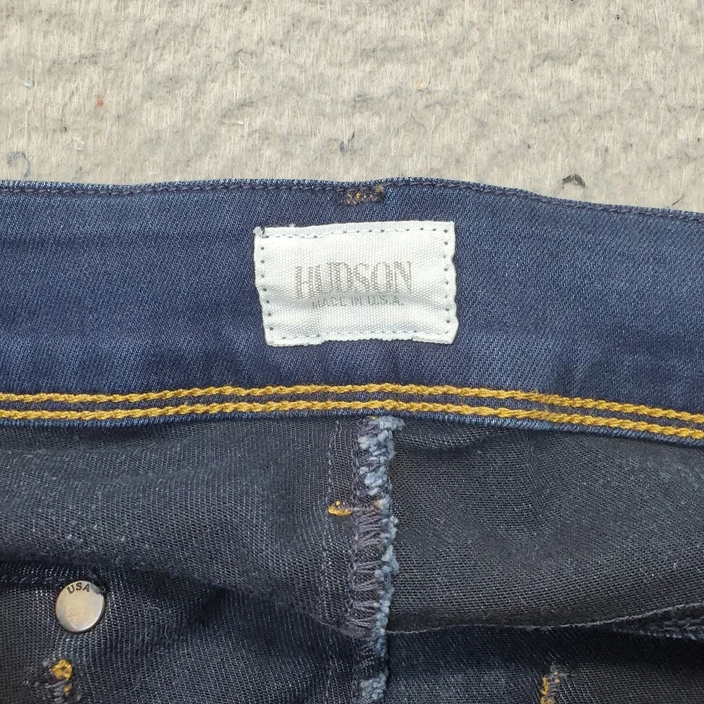 Hudson Jeans Womens 29 Blue Denim Stretch Skinny Leg 2 Button-Fly Streetwear